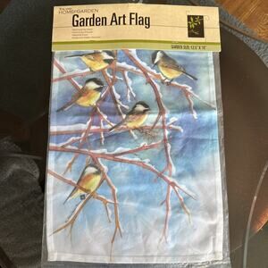 Chickadee Winter Garden Flag-New In Package